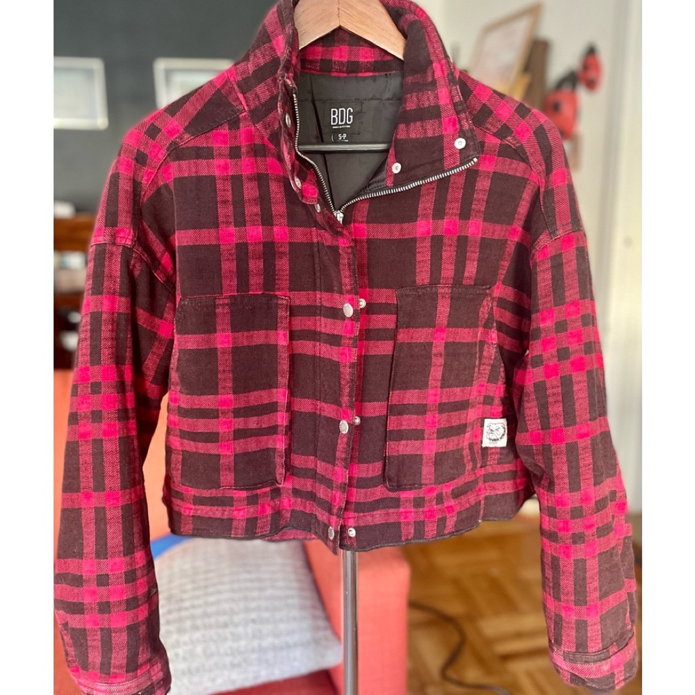 BDG / Urban Outfitters Skye Plaid Shirt Jacket - Size Small